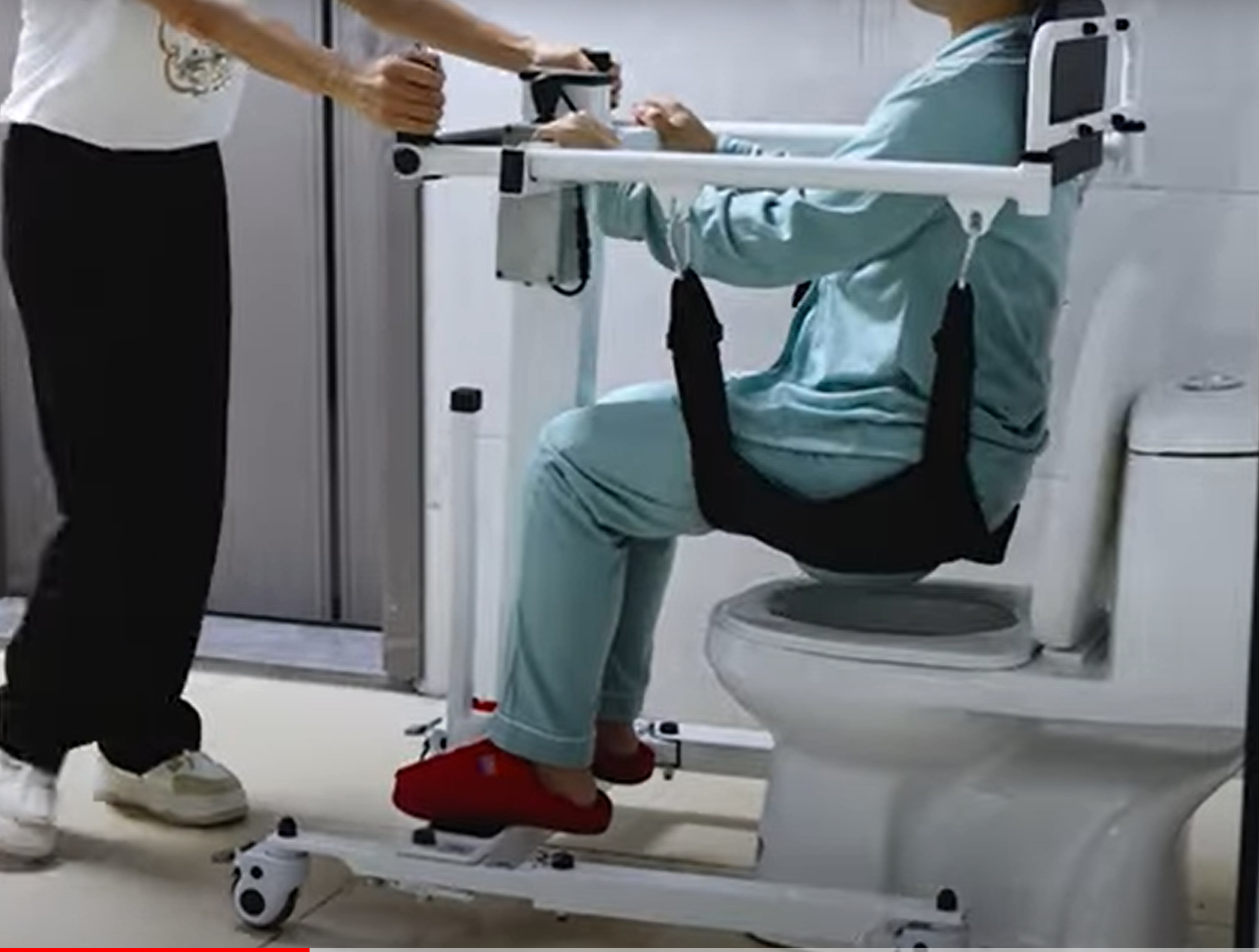 Elderly patient transfer lift handicapped wheelchair