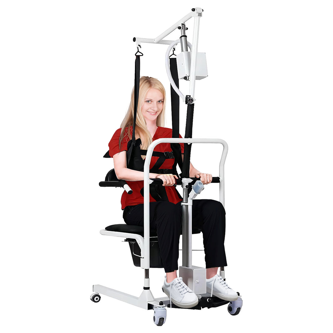 Patient Lift Transfer Chair With Sling For Elderly - Transfer Device F ...